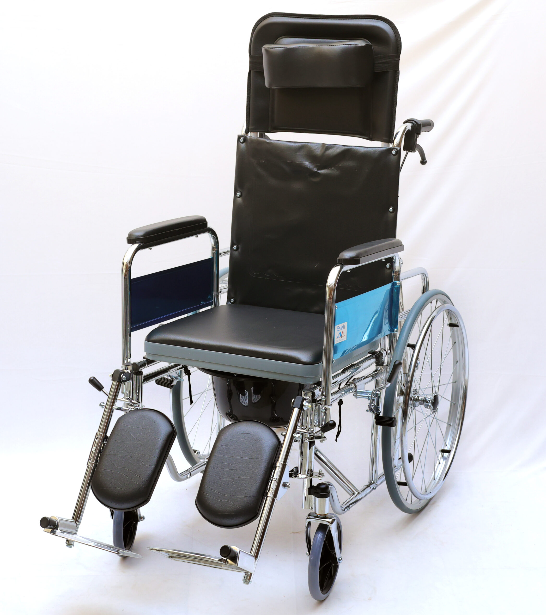 Reclining Wheelchair With Commode 0
